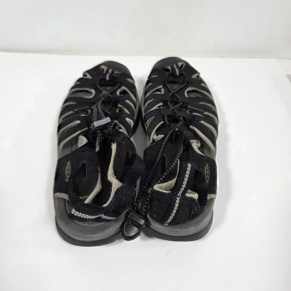 Keen NP H2 Hiking Shoes Water Sandals Kids Outdoor Black Size 8 Youth Closed Toe